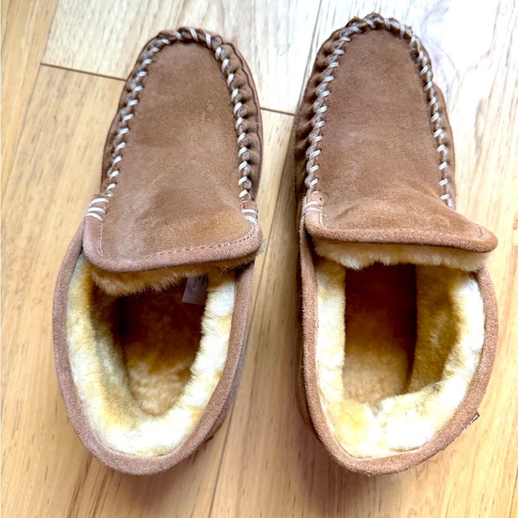 NWT Men’s 7 L.L. Bean Wicked Good Boot Moc Slippers in Brown - Picture 1 of 7